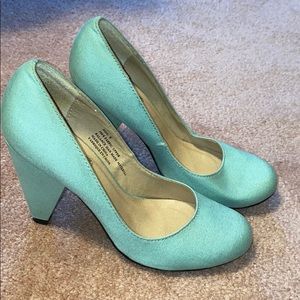 Mint Green Heels Size 6